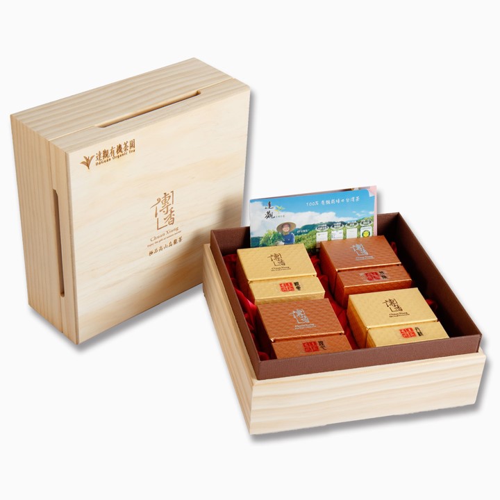 四季有機茶饗宴松木禮盒